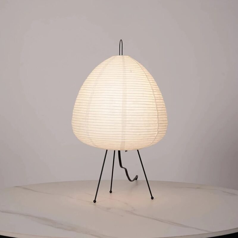 lampe de chevet japonaise en papier style Akari - Image 7