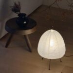 lampe de chevet japonaise en papier style Akari - Image 9