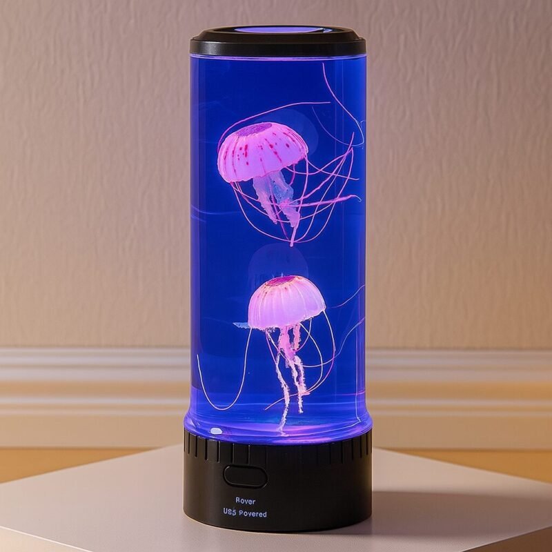 Lampe de chevet aquarium à méduse - Image 1