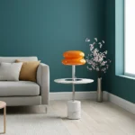 Lampe de table orange design rétro - Image 13