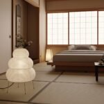 Lampe de chevet style Akari douceur nuage - Image 4