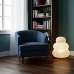 Lampe de chevet style Akari douceur nuage - Image 8
