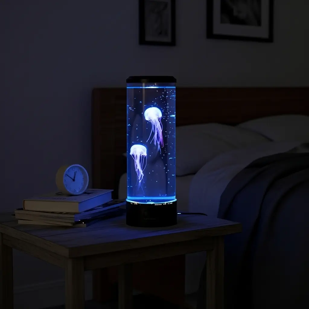 Whisk_6639c4bac8 Lampe de chevet aquarium à méduse - Image 1