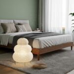 Lampe de chevet style Akari douceur nuage - Image 12