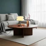 Lampe de table orange design rétro - Image 7