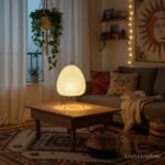 lampe de chevet japonaise en papier style Akari – Image 5