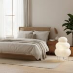 Lampe de chevet style Akari douceur nuage - Image 11