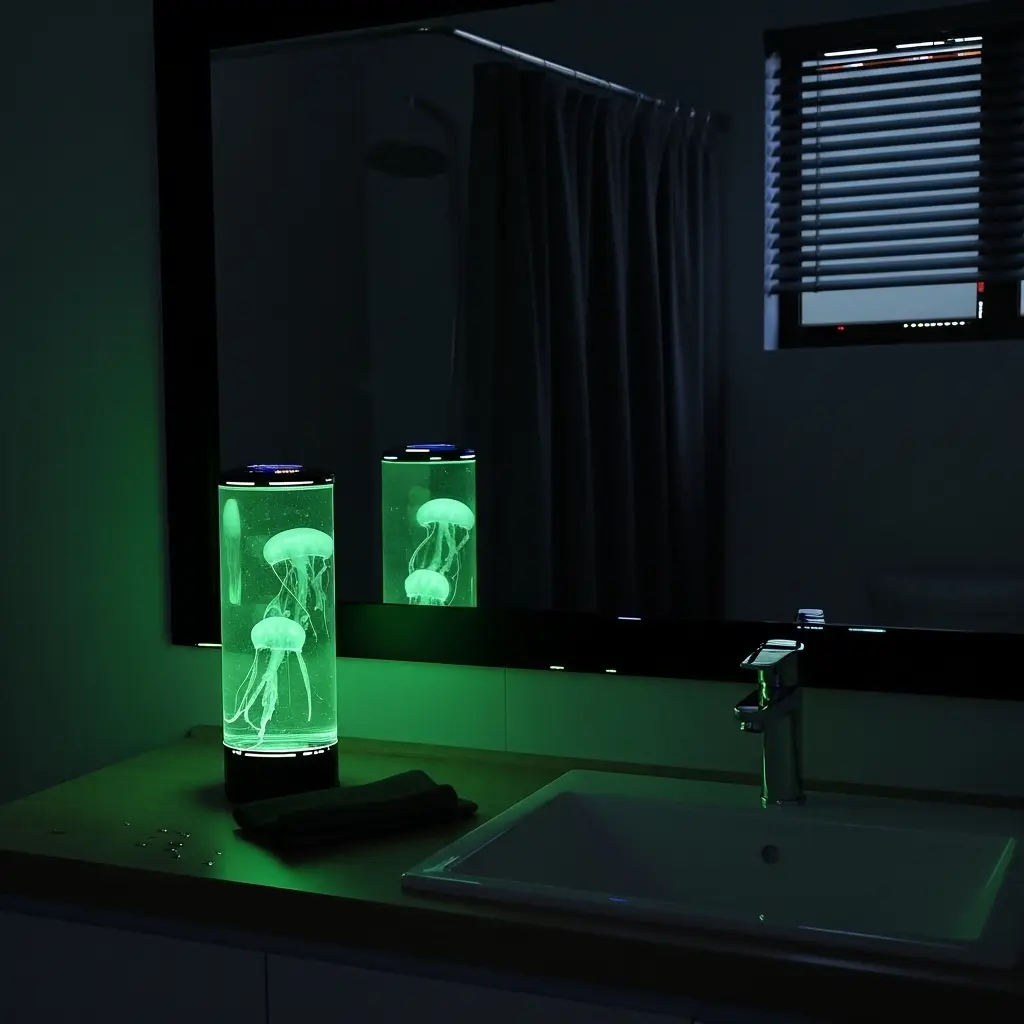 Lampe de chevet aquarium à méduse - Image 14