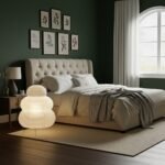 Lampe de chevet style Akari douceur nuage - Image 6