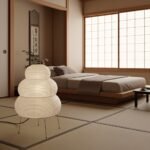 Lampe de chevet style Akari douceur nuage - Image 3