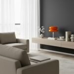 Lampe de table orange design rétro - Image 8