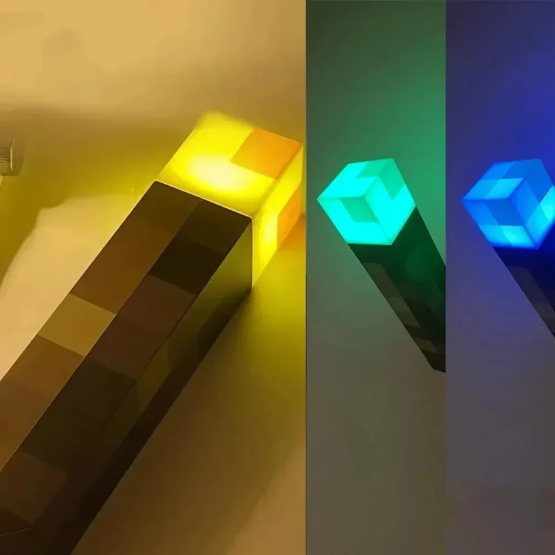 Veilleuse portable torche Minecraft - Image 4