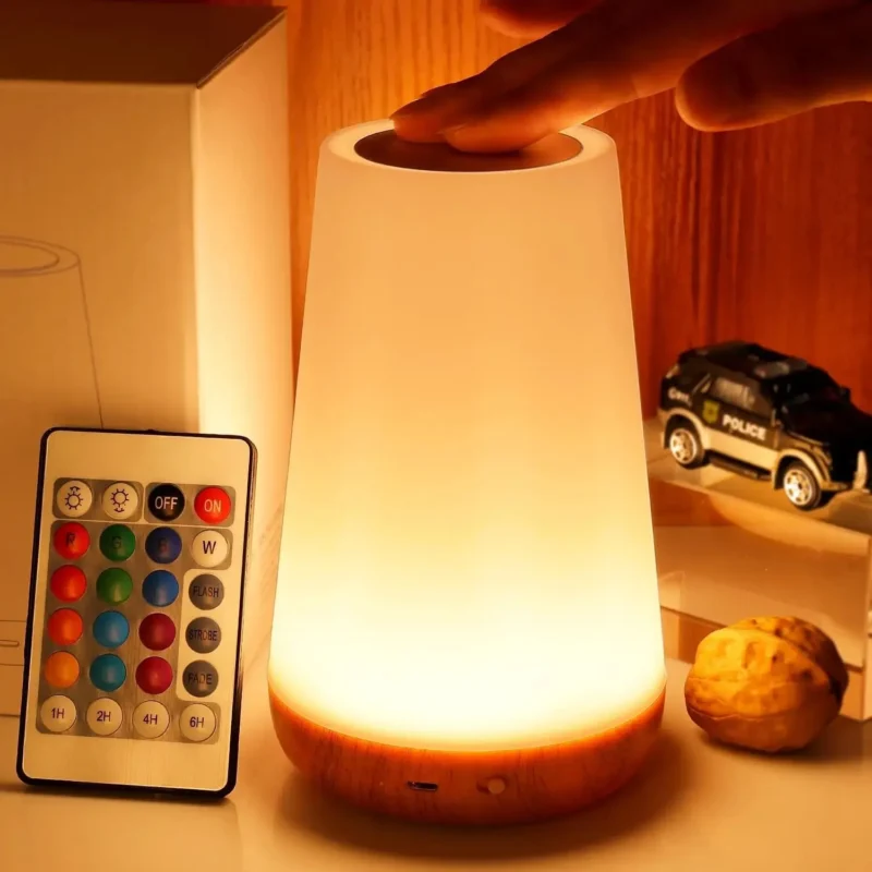 Veilleuse tactile LED - 13 couleurs - Image 2