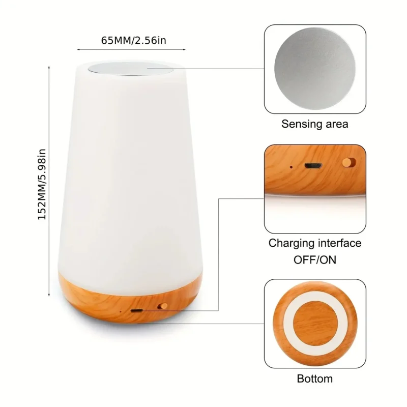 Veilleuse tactile LED - 13 couleurs - Image 8