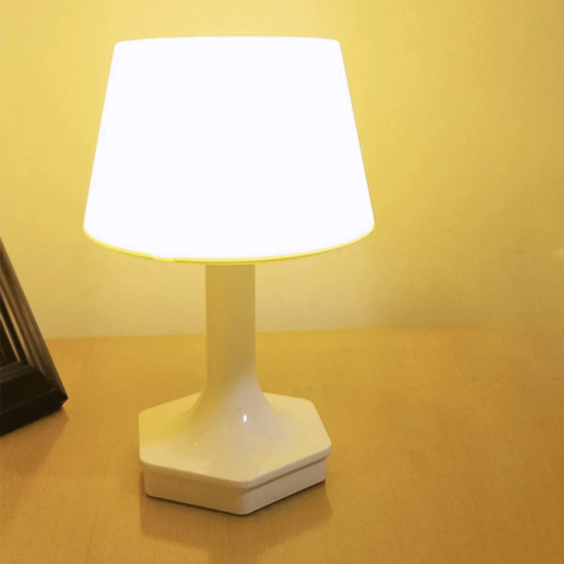 Lampe de chevet blanche petite et rechargeable - Image 4