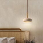 Plafonnier LED en pierre – élégance minimaliste et lumière douce - Image 2