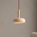 Plafonnier LED en pierre – élégance minimaliste et lumière douce