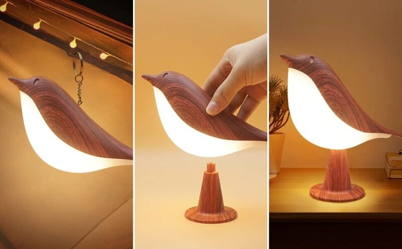 Lampe de table en forme d'oiseau – design décoratif et lumière réglable - Image 5