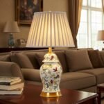 Lampe de chevet en céramique décorative - élégance chinoise - Image 25