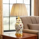 Lampe de chevet en céramique décorative - élégance chinoise - Image 12