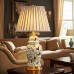 Lampe de chevet en céramique décorative - élégance chinoise - Image 22