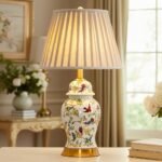 Lampe de chevet en céramique décorative - élégance chinoise - Image 8
