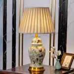 Lampe de chevet en céramique décorative - élégance chinoise - Image 4