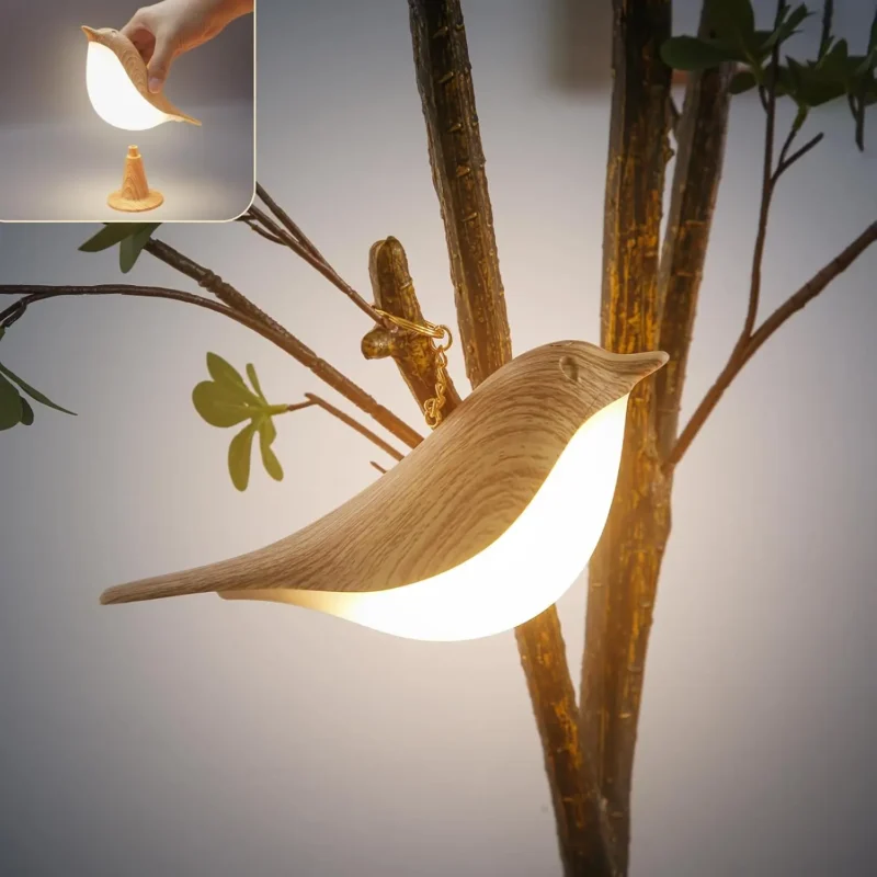 Lampe de table en forme d'oiseau – design décoratif et lumière réglable - Image 6