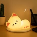 Veilleuse chat endormi – lumière douce pour enfants - Image 6