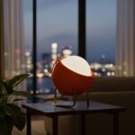 Lampe de table œuf en verre design rétro - Image 5