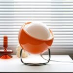 Lampe de table œuf en verre design rétro - Image 10