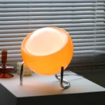 Lampe de table œuf en verre design rétro - Image 4