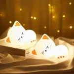 Veilleuse chat endormi – lumière douce pour enfants - Image 4