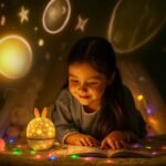 Veilleuse enfant projecteur ciel étoilé avec musique - Image 9