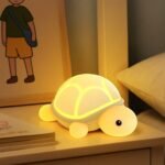 Veilleuse tortue pour bebe en silicone tactile - Image 7