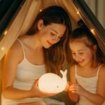 Veilleuse baleine en silicone LED rechargeable - Image 4