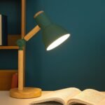 Lampe de bureau bois et métal style scandinave - Image 5