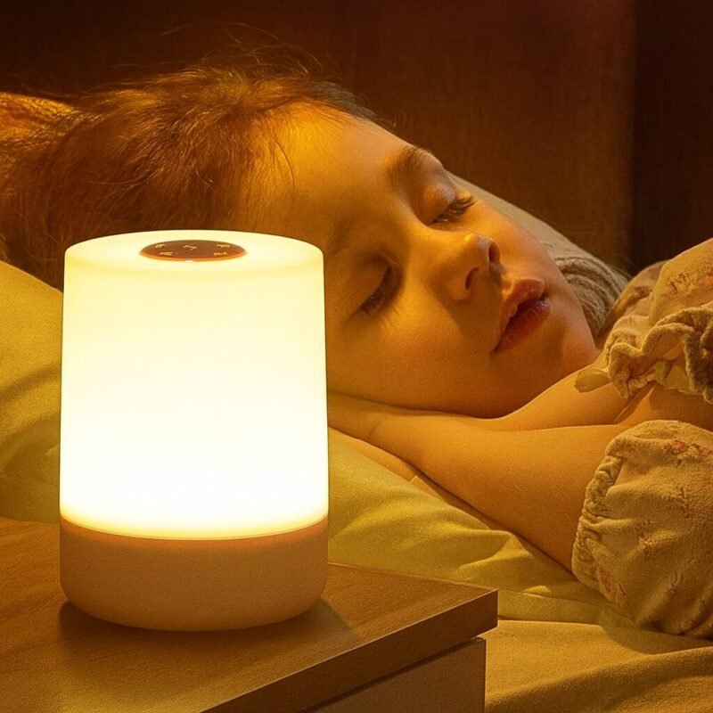 Veilleuse tactile rechargeable lumière chaude - Image 2