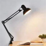 Lampe de bureau articulée avec pince