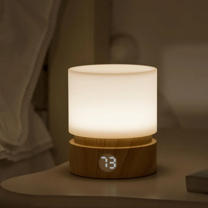 Veilleuse bébé LED rechargeable avec timer - Image 1