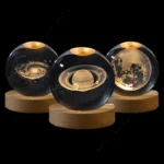 Veilleuse boule de cristal gravée 3D - Image 4