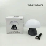 Lampe de chevet champignon tactile rechargeable - Image 4