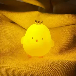 Veilleuse poussin LED avec couronne