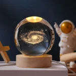 Veilleuse boule de cristal gravée 3D