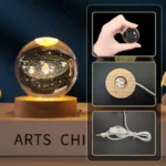 Veilleuse boule de cristal gravée 3D - Image 6