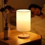 Lampe de chevet en bois USB