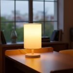 Lampe de chevet en bois USB - Image 5