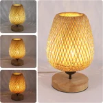 Lampe de chevet en bambou naturel - Image 14