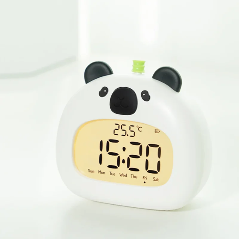 Réveil veilleuse enfant LED en forme d’animal - Image 2