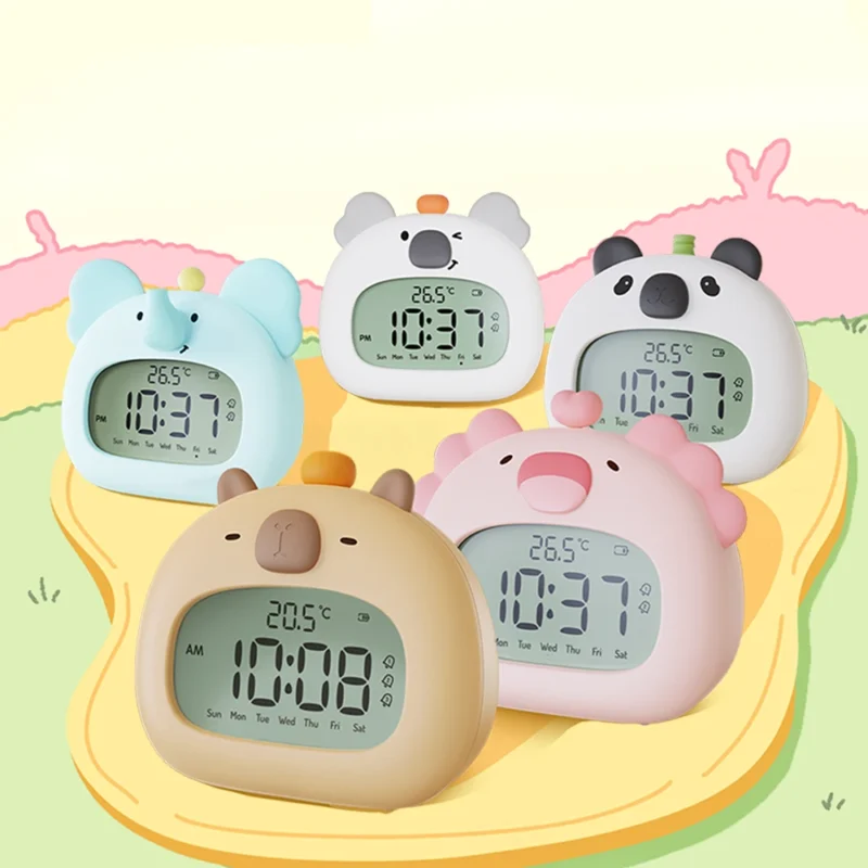 Réveil veilleuse enfant LED en forme d’animal - Image 6